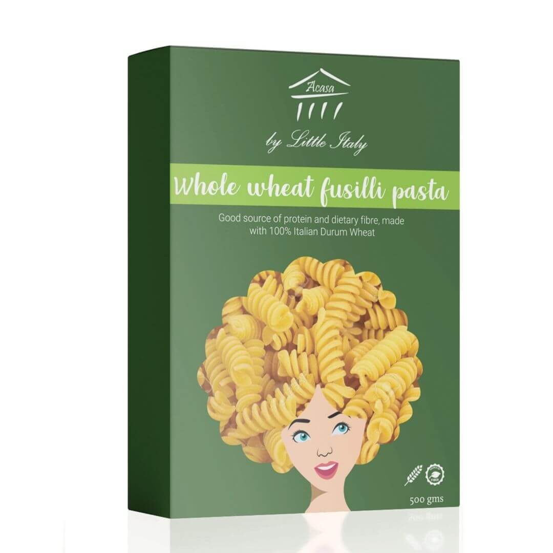 Little Italy’s Acasa’s Whole Wheat Fusilli Pasta